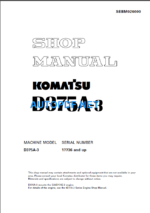 D375A-3 Shop Manual