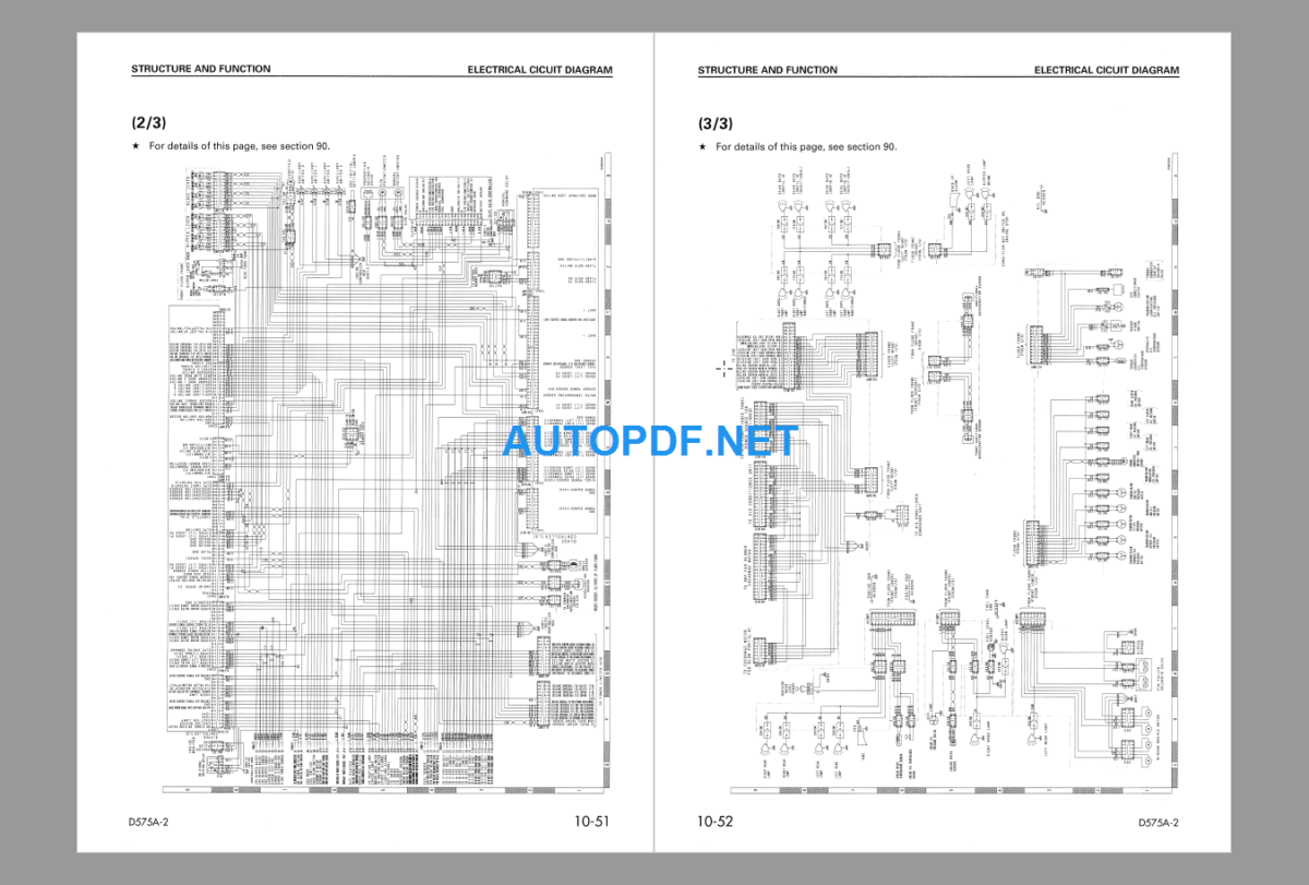 Komatsu Dozer D575A-2 Shop Manual