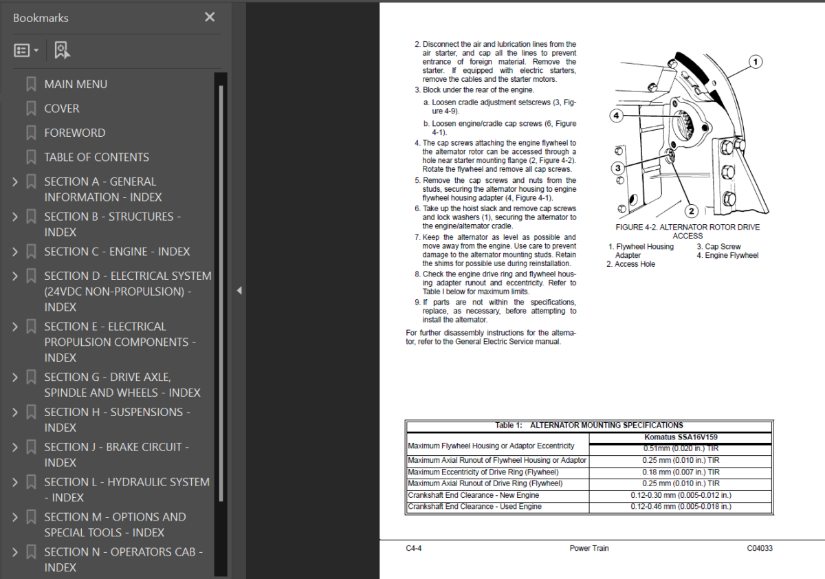 Komatsu 730E TROLLEY Shop Manual