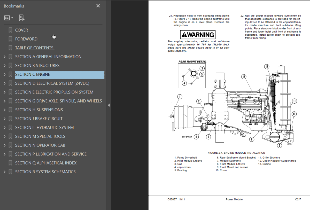 Komatsu 830E-1AC (A30109 - A30140) Shop Manual