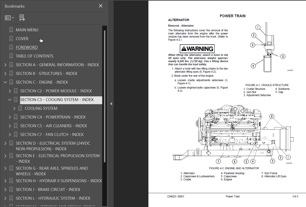 Komatsu 930E-2 (A30181 thru A30223 w Cummins QSK60 Engine) Shop Manual