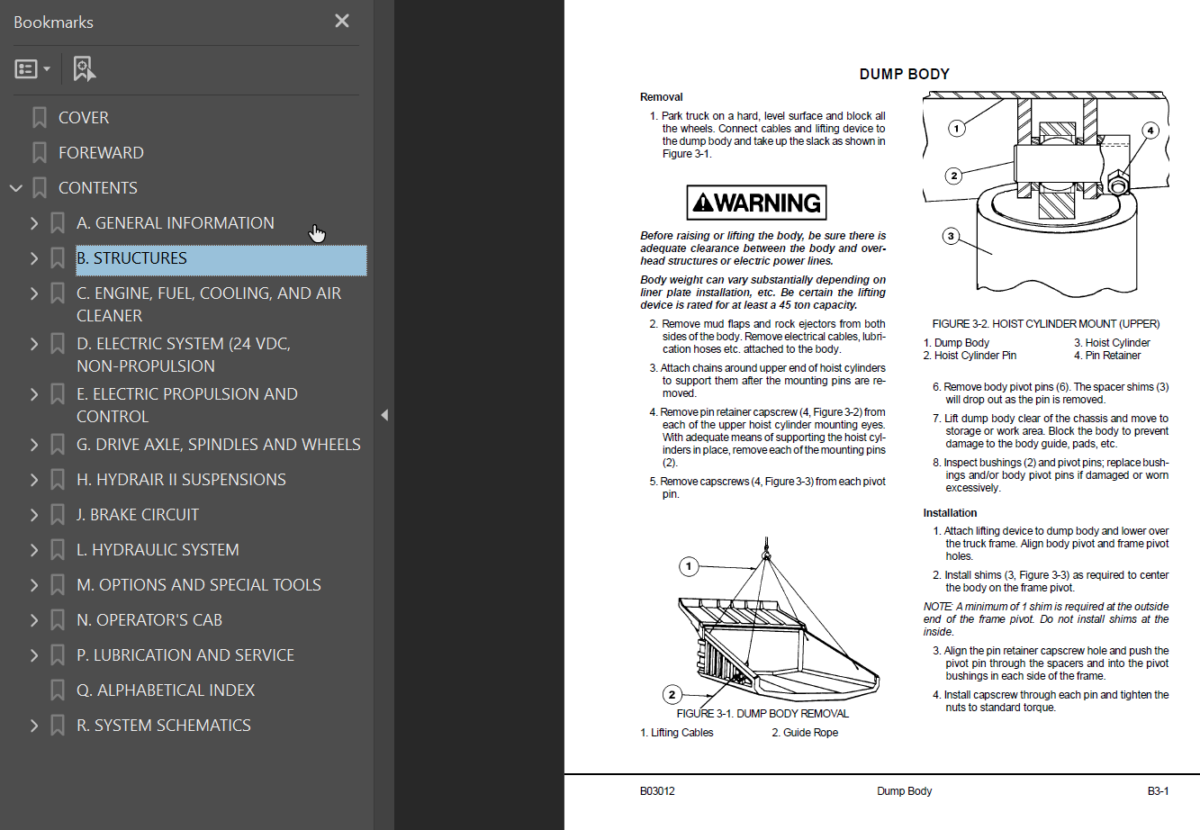 Komatsu 730E (A30123 - A30132) Shop Manual