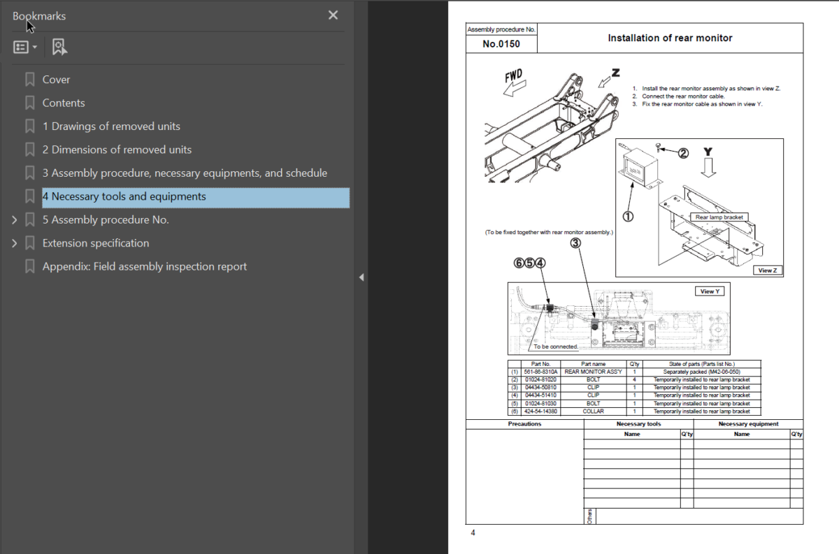 HM400-2 Field Assembly Manual