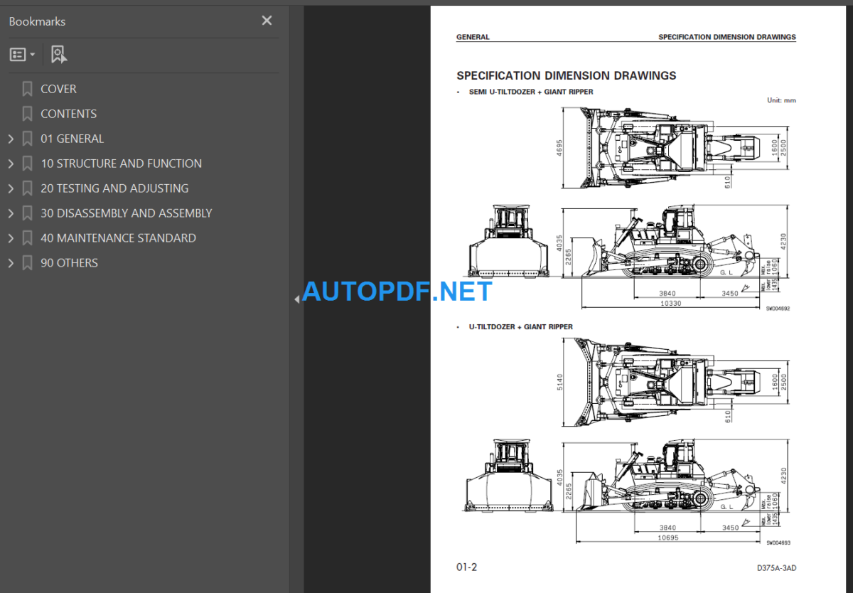 D375A-3 Shop Manual