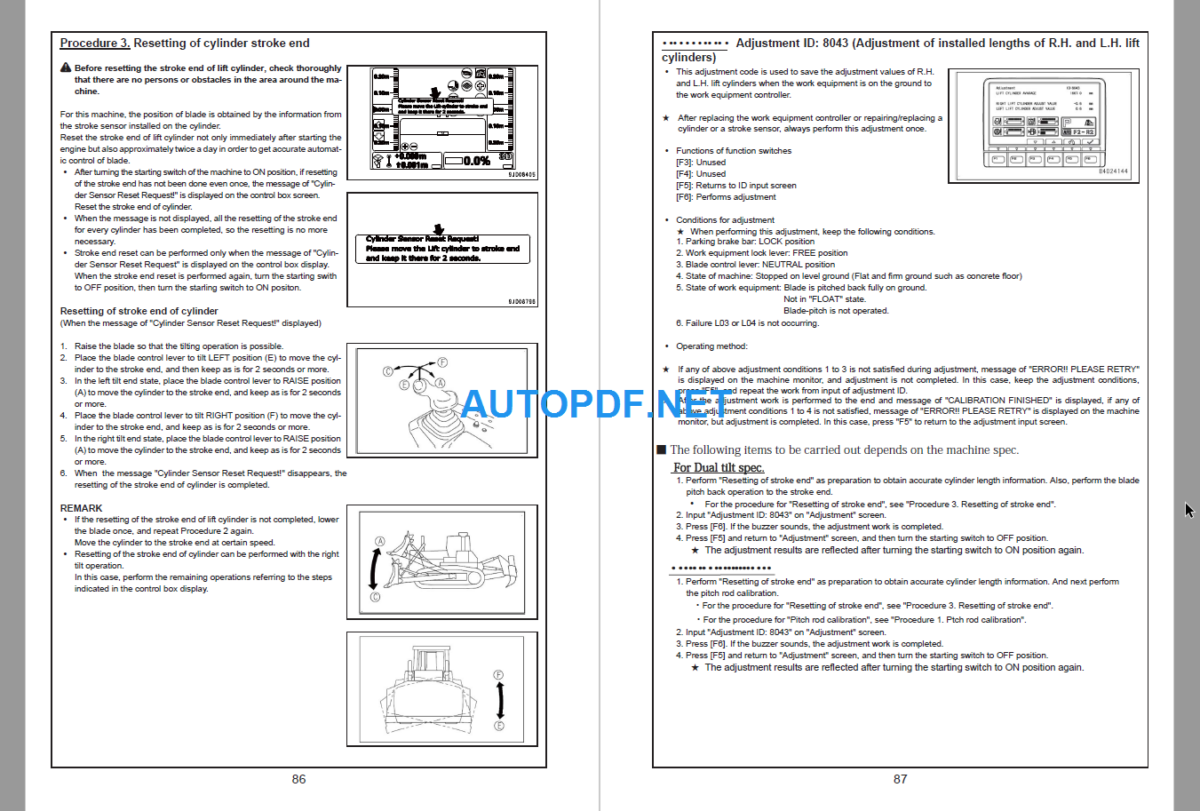 Komatsu Dozer D155AXI-8 Field Assembly Instruction