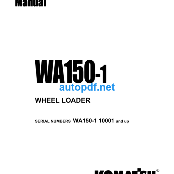 WA150-1 Shop Manual