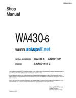 WA430-6 Shop Manual