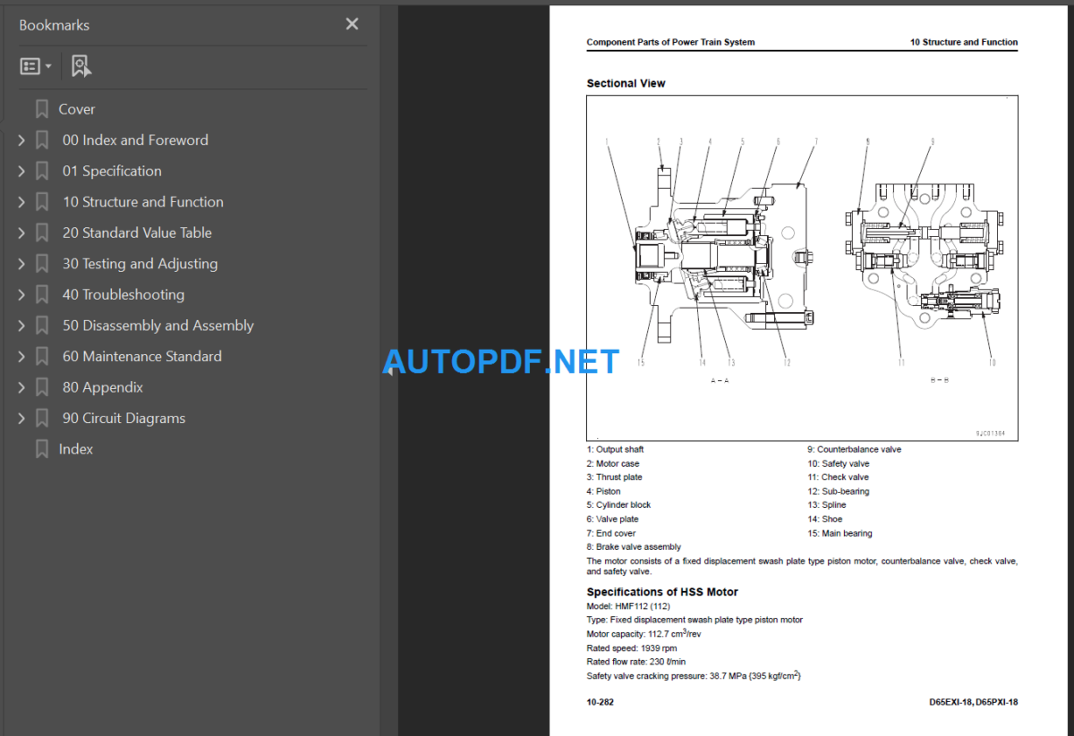 D65EXi PXi-18 Shop Manual