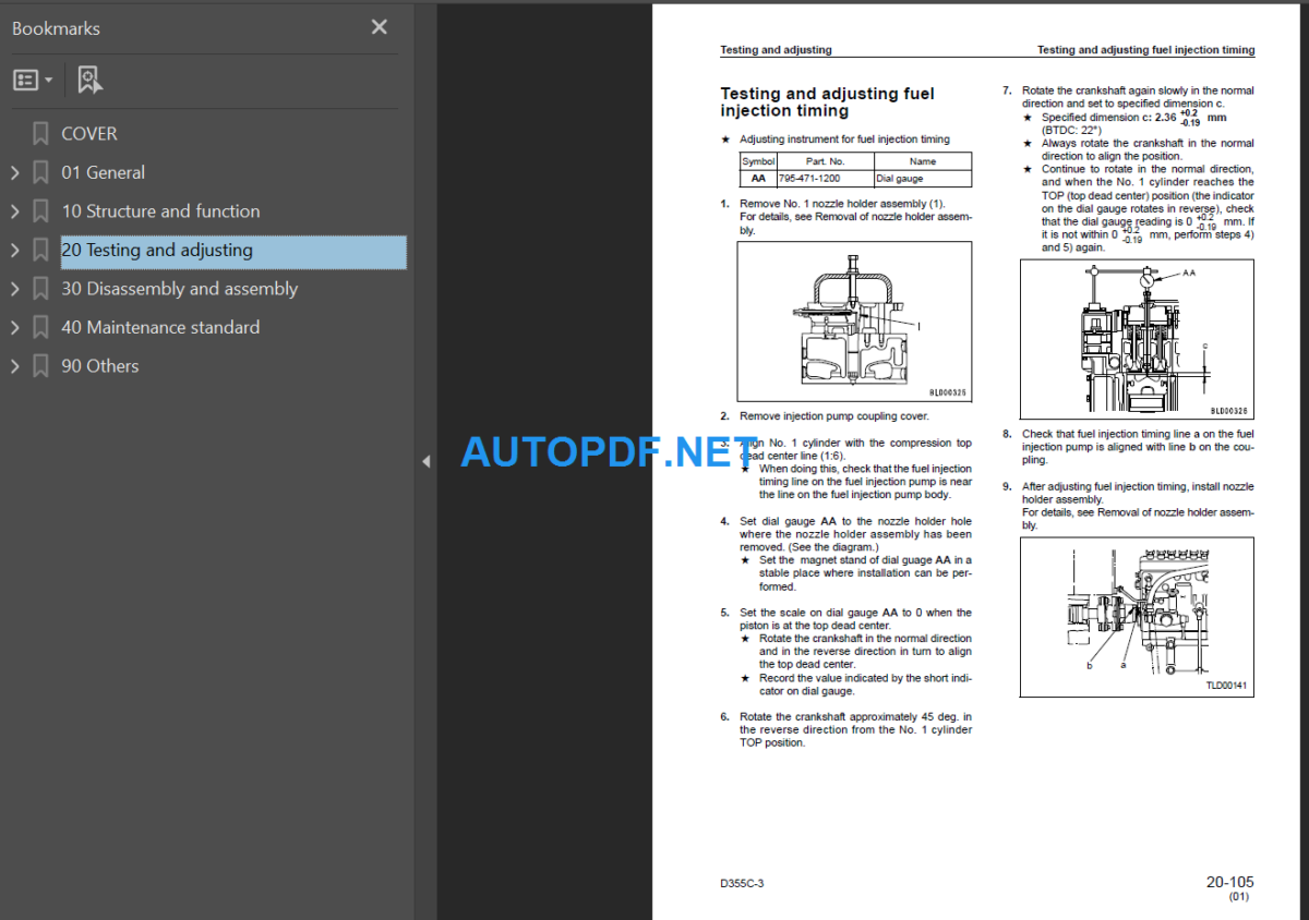 D355C-3 Shop Manual (14263 and up)