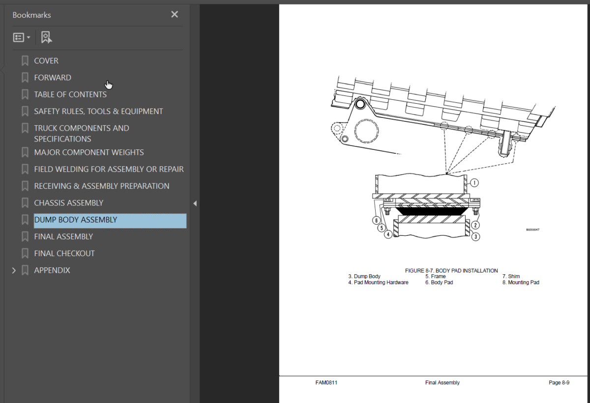 Komatsu 830E-AC Field Assembly Manual