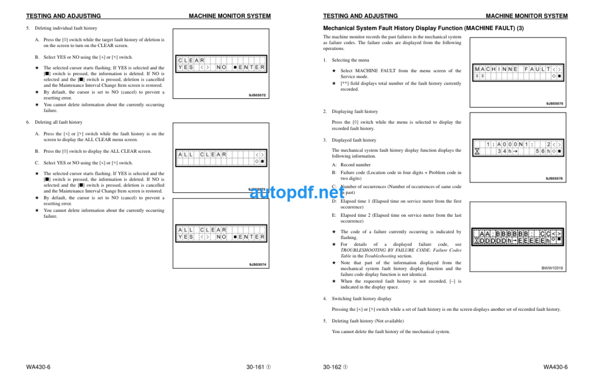 WA430-6 Shop Manual