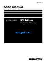 WA900-8R Shop Manual