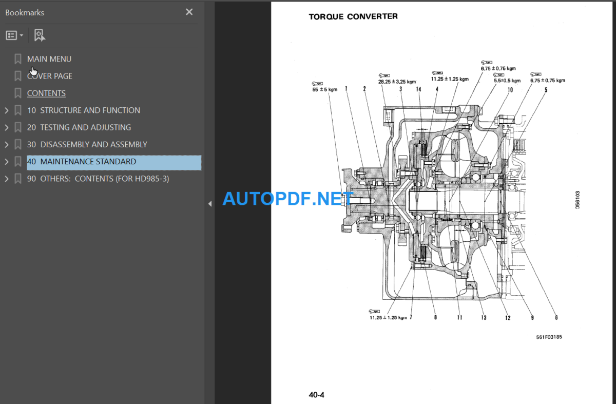 HD785-3 HD985-3 Shop Manual