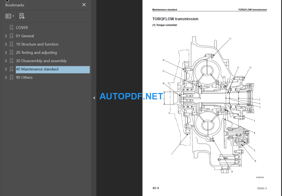 D355C-3 Shop Manual (14263 and up)