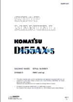 Komatsu Dozer D155AX-5 Shop Manual