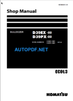 D39EX-22 D39PX-22 Shop Manual