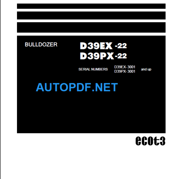 D39EX-22 D39PX-22 Shop Manual