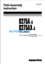 D275A-5  D275AX-5 Field Assembly Instruction