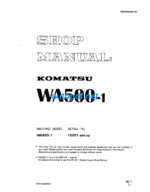 WA500-1 Shop Manual