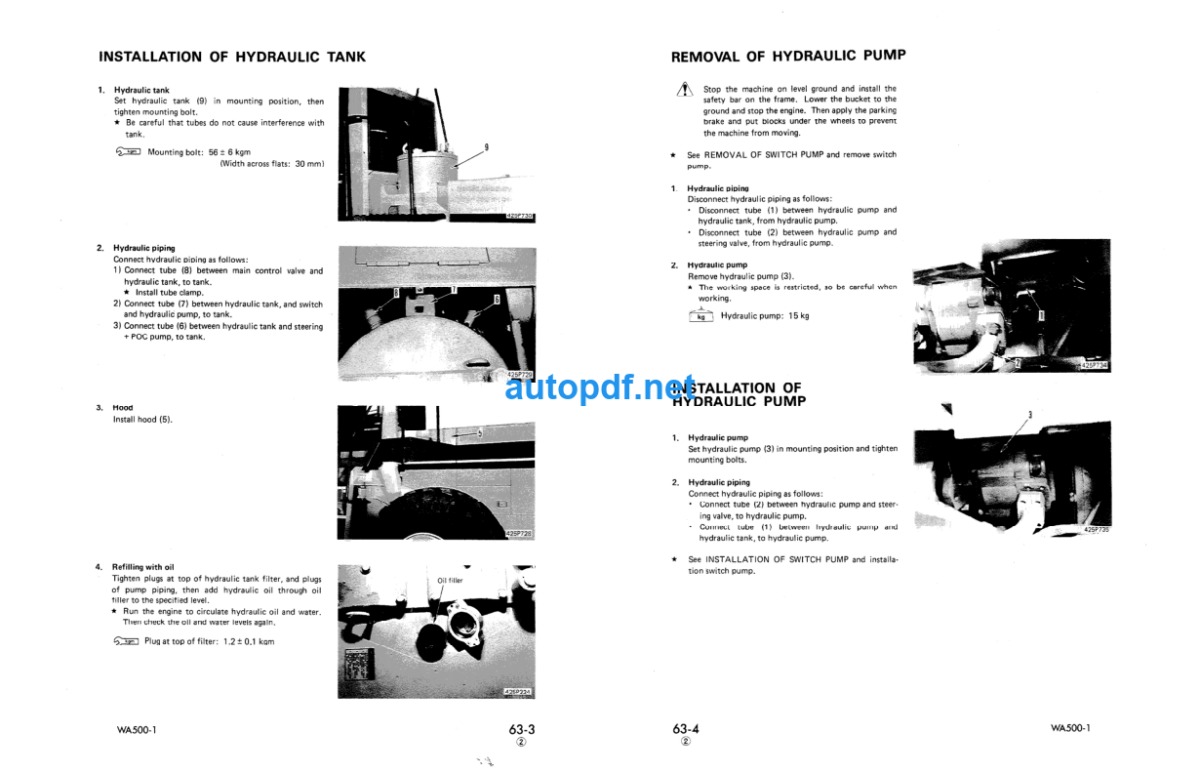 WA500-1 Shop Manual