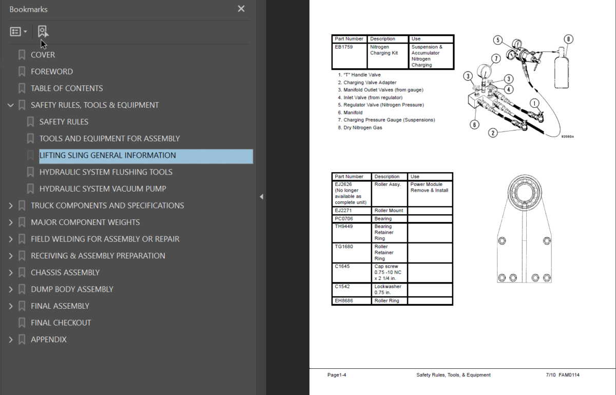 Komatsu 860E-1KT Field Assembly Manual