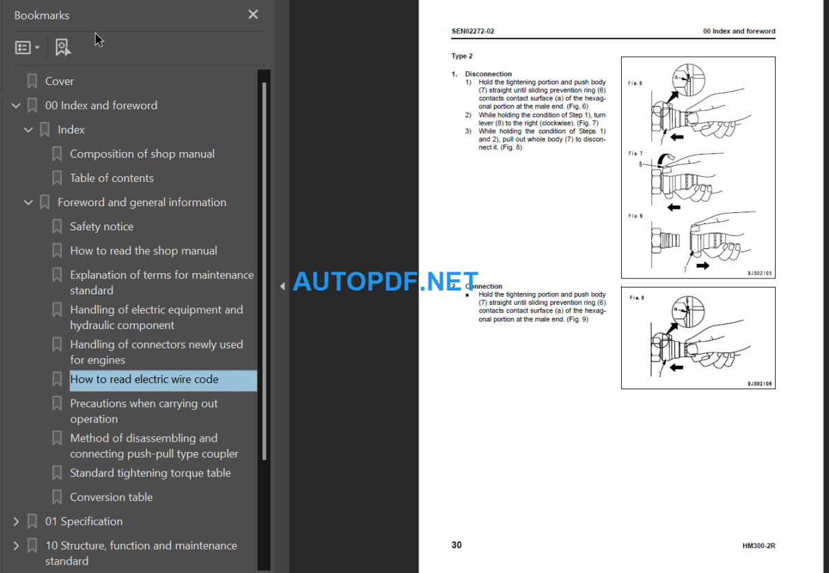 Komatsu HM300-2R (7001 and up) Shop Manual