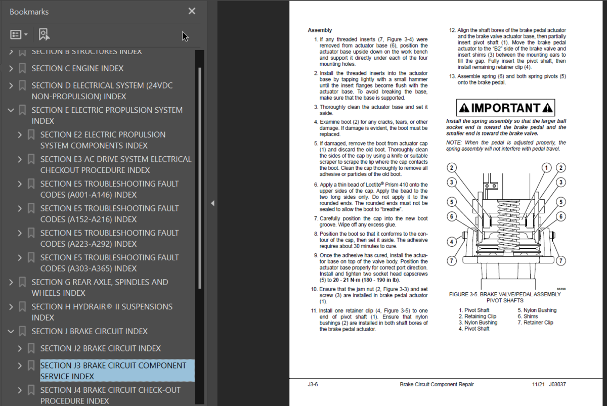 Komatsu 930E-4SE (A31828 – A31874) Shop Manual