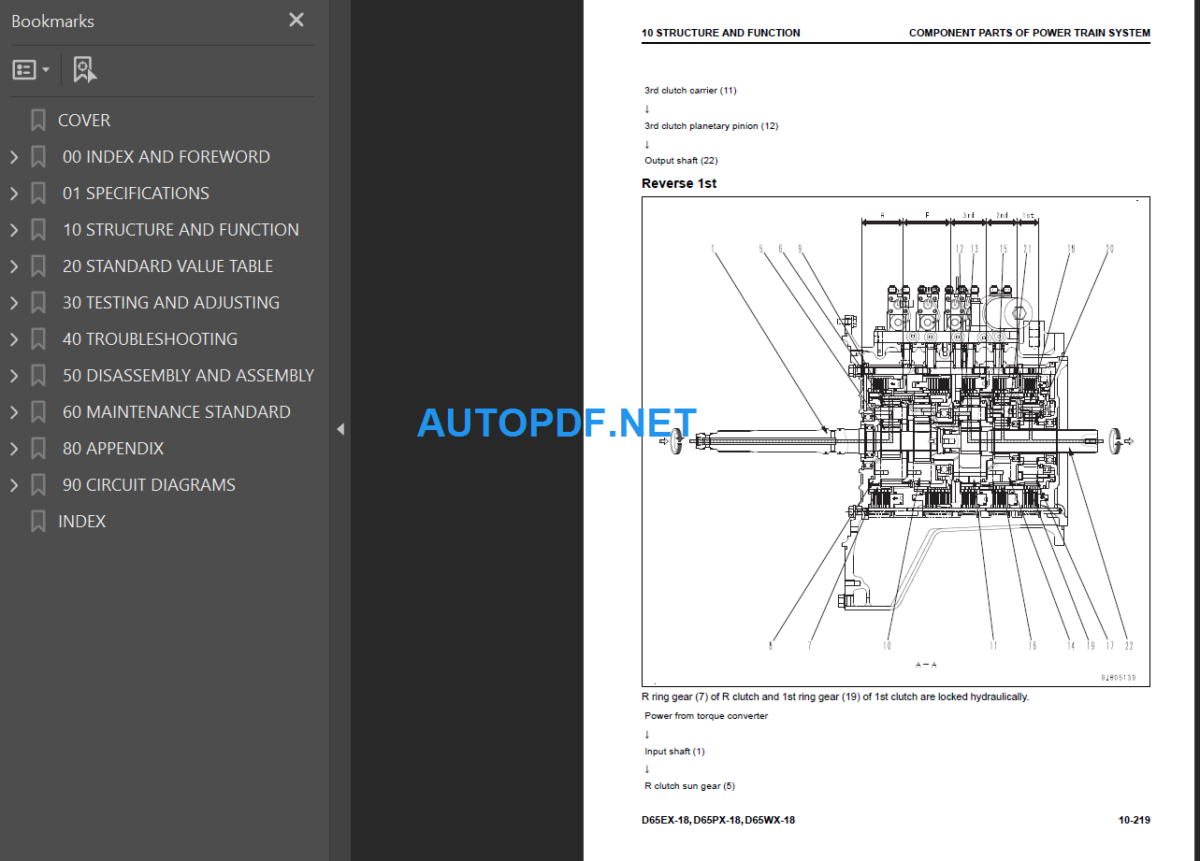 D65EX-18 D65PX-18 D65WX-18 Shop Manual (90001 and up)