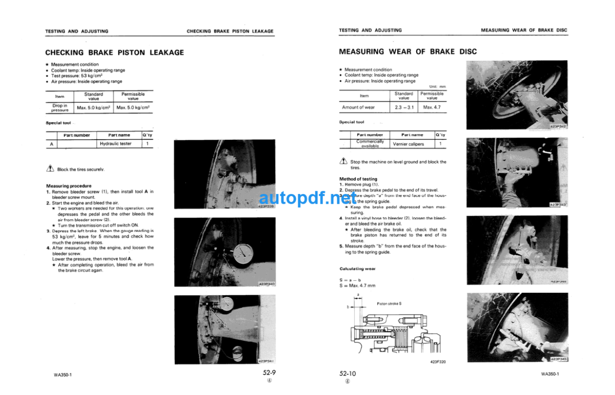 WA350-1 Shop Manual