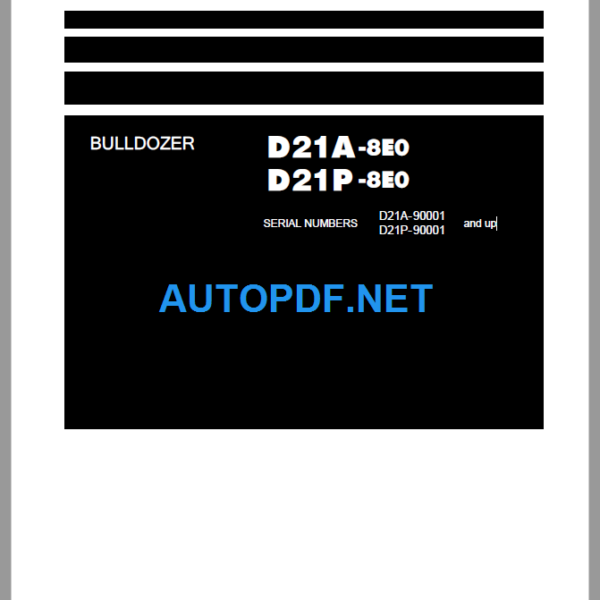 D21A-8E0 D21P-8E0 Shop Manual