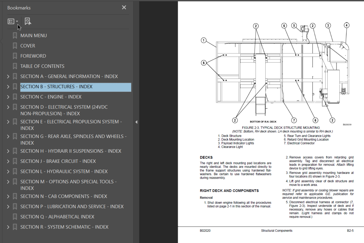 Komatsu 930E-3 Shop Manual