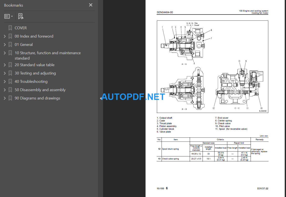 D31EX-22 D31PX-22 D37EX-22 D37PX-22 Shop Manual