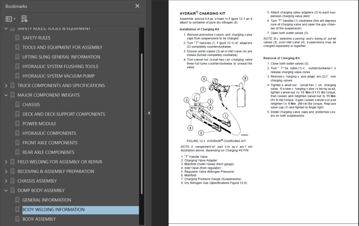 Komatsu 860E-1KT Field Assembly Manual