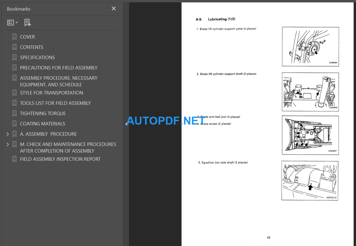 D275A-5  D275AX-5 Field Assembly Instruction