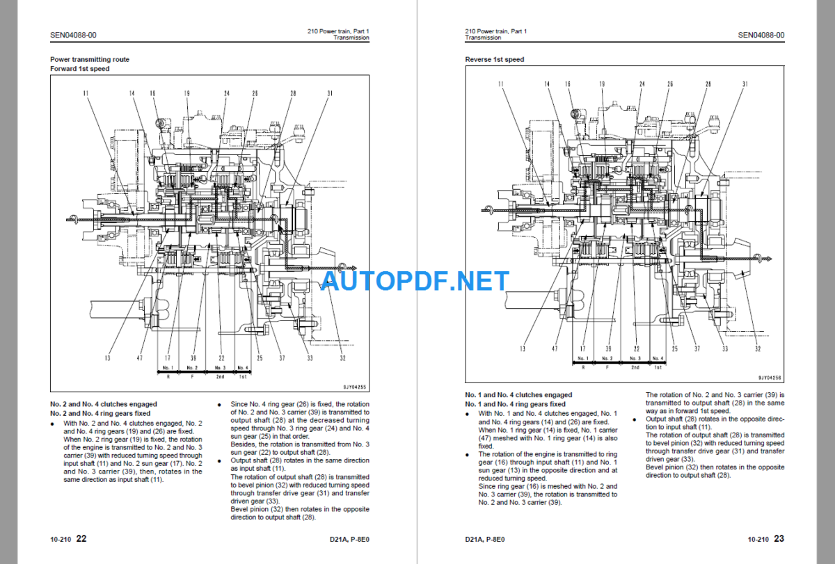 D21A-8E0 D21P-8E0 Shop Manual