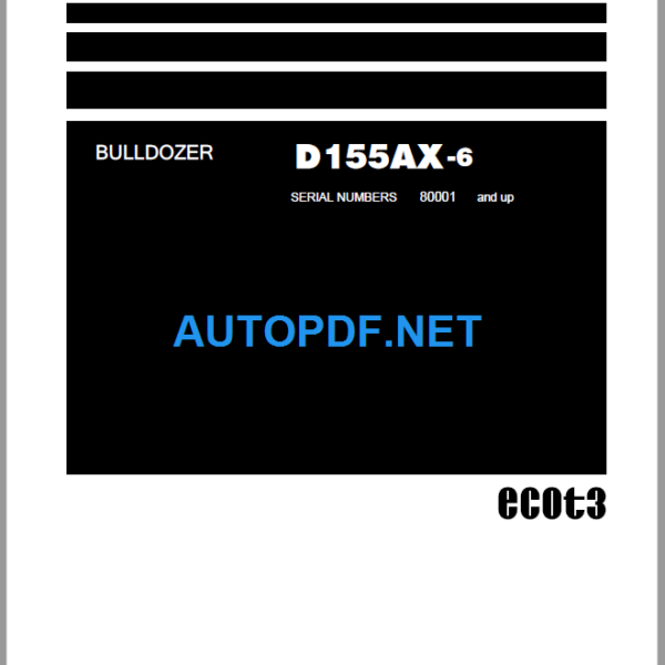 D155AX-6 Field Assembly Instruction