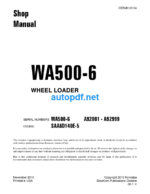 WA500-6 Shop Manual