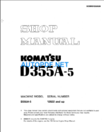 D355A-5 Shop Manual