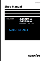 D85EXI-18 D85PXI-18 Shop Manual (25001 and up)