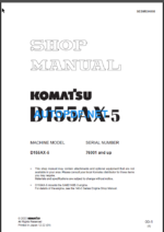D155AX-5 Shop Manual