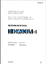 HD1200M-1 Shop Manual