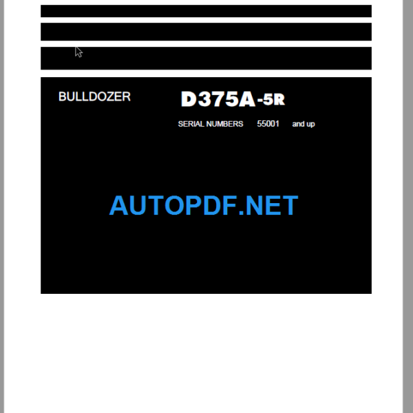 D375A-5R Field Assembly Instruction