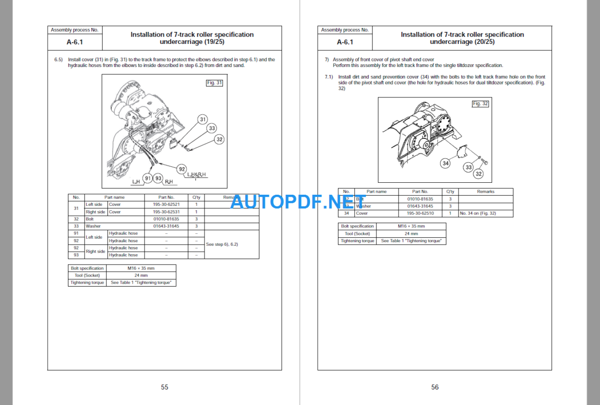 D375A-5R Field Assembly Instruction