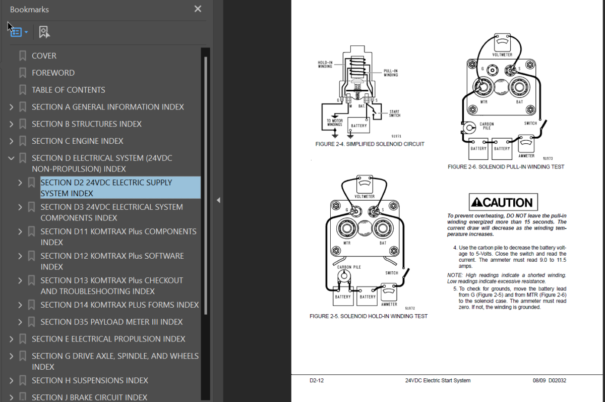 Komatsu 730E (A30603 A30610 - A30616 A30621 A30628 A30629 & A30632) Shop Manual