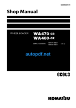 WA470-6R WA480-6R ecot3 Shop Manual