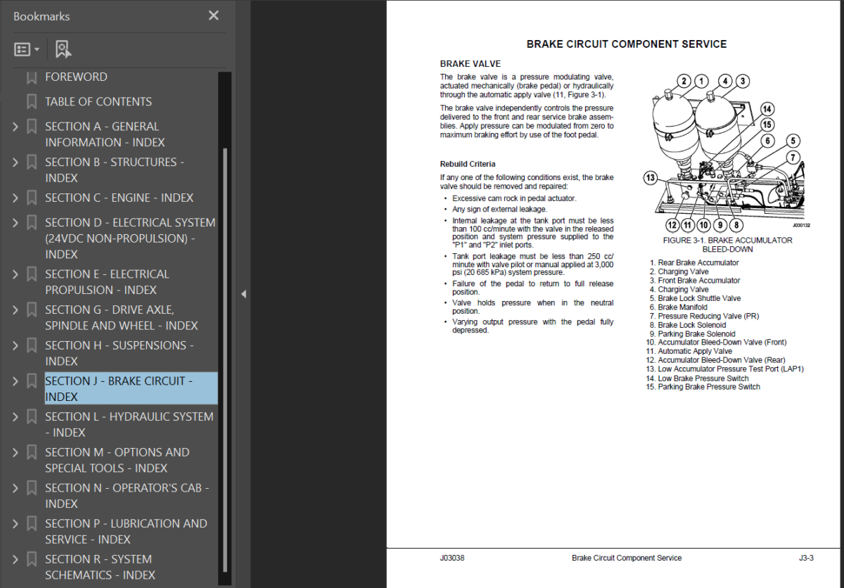 Komatsu 730E TROLLEY SN A30392 & A30393 Shop Manual