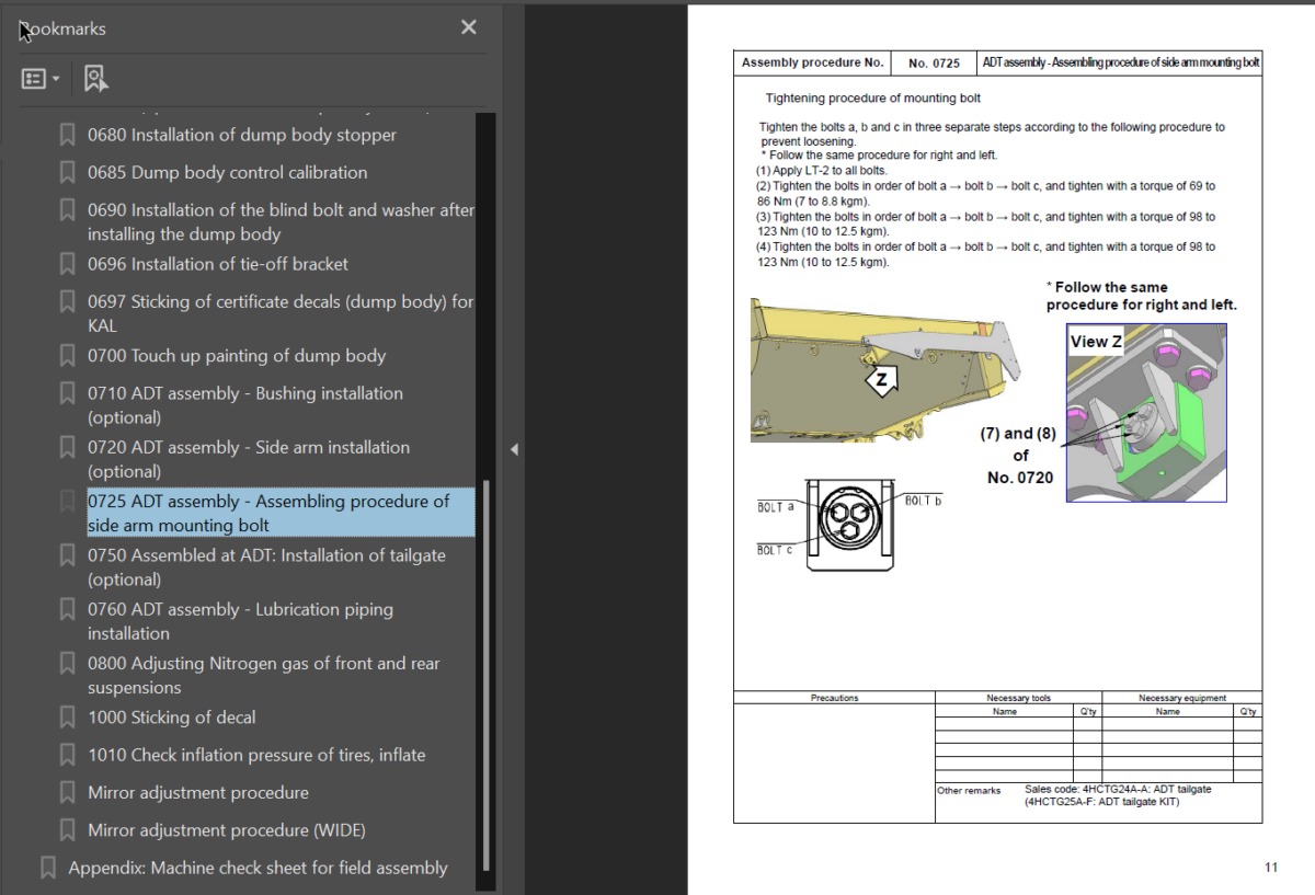 HM400-3M0 Field Assembly Instruction