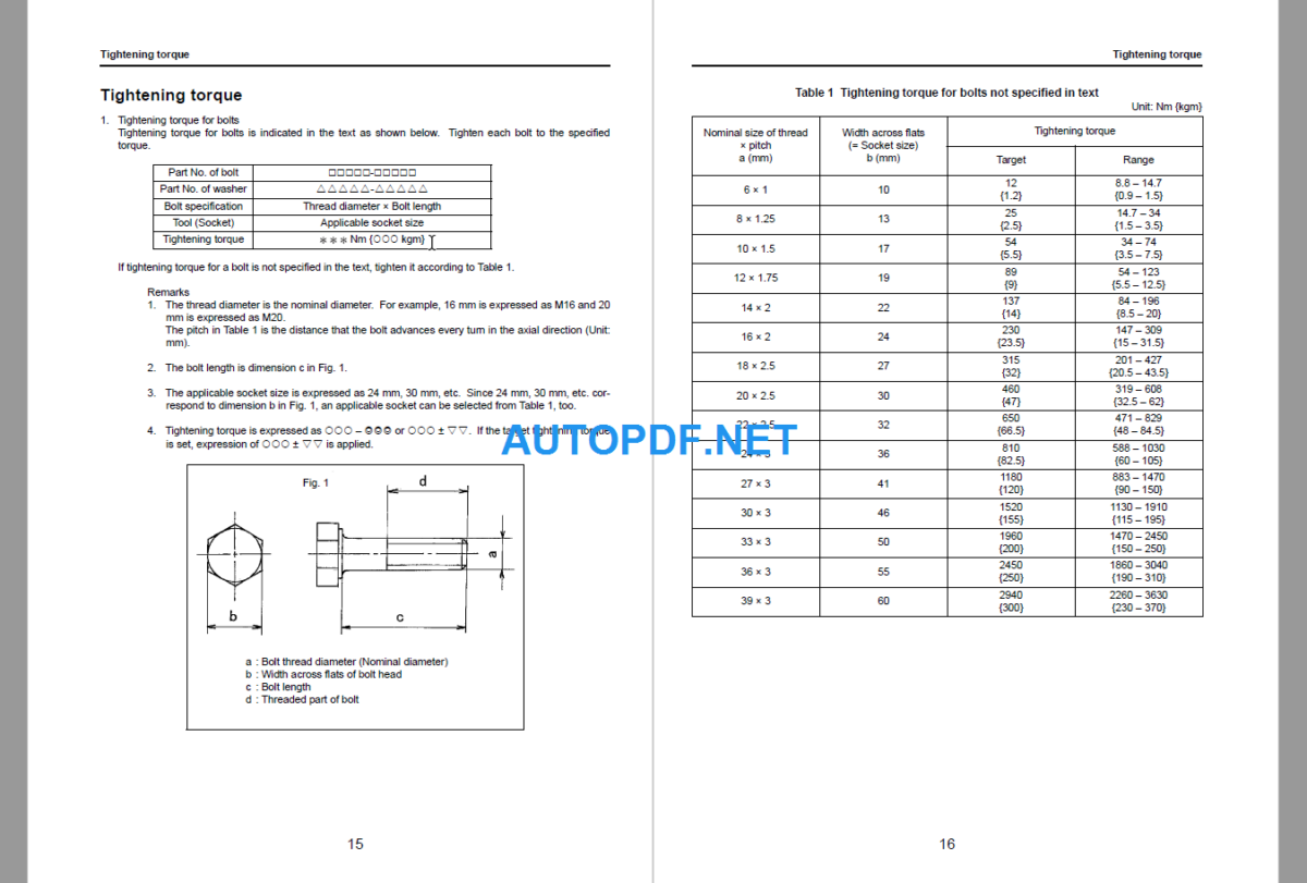 Komatsu Dozer D275A-6 Field Assembly Instruction