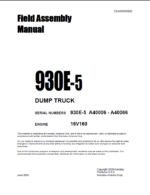 Komatsu 930E-5 Field Assembly Manual (A40006 - A40066)