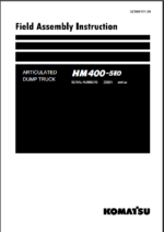 HM400-5E0 Field Assembly Instruction (20001 and up)